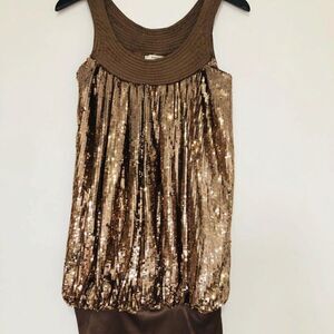 ESLEY Womens Dress Size S Sequined Mini Cocktail